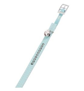 Kattehalsbånd m/Elastik Lyseblå