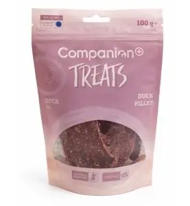 Companion+ Treats Duck Fillets 100g