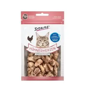 Dokas Kat Frysetørrede Kyllingehjerter