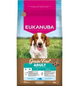 Eukanuba Adult Grainfree S/M Breed Havfisk