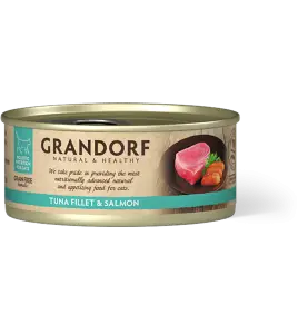 Grandorf Kat Tunfillet & Laks 70g