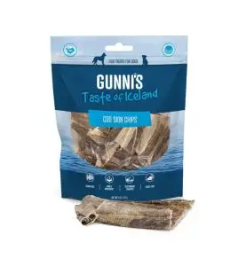 Gunnis Torskeskind Chips 227g