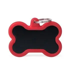 MyFamily Hundetegn Hushtag Ben Sort/Rød XL