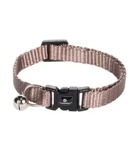 Flamingo Kattehalsbånd Ziggi Taupe