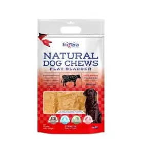 Natural Dog Chews Okseblære Flad 5 stk.