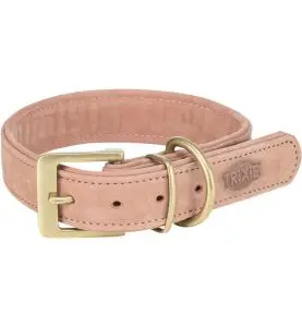 Trixie Halsbånd Pure Læder Pink
