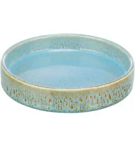 Trixie Katteskål Keramik Lav Kant 0,25l/ø15cm Blå