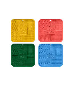 Woolf Slikkemåtte Lick & Snack Mat Assorteret Farver
